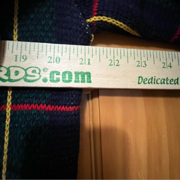 Vintage Casual Corner Plaid Cardigan Sweater Size XL - Picture 5 of 6